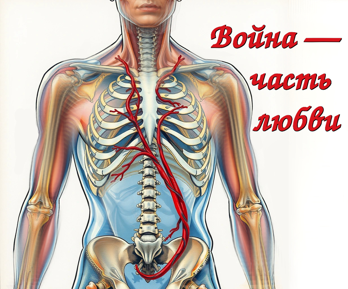 Введение: Любовь, война и жизнь
Война и любовь — два понятия, которые на первый взгляд кажутся антагонистами. Любовь созидает, соединяет, исцеляет; война разрушает, разделяет, ранит. Однако в глубине этих явлений скрывается их неразрывная связь: война, рождённая любовью, становится актом защиты самого ценного — жизни. Человеческий организм, сражаясь с болезнями, ведёт войну, движимую инстинктом самосохранения, который есть проявление любви к себе и к бытию. Эта статья исследует биологическую борьбу иммунной системы с патогенами, проводя параллель с военными конфликтами, и раскрывает, как в основе каждого сражения лежит любовь — к жизни, к целостности, к продолжению.