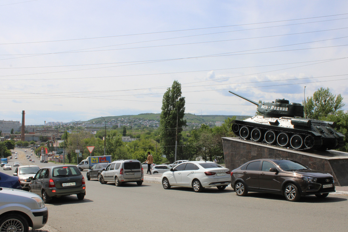 Вид на ул. Танкистов вниз