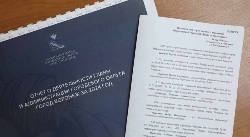    Мэрия Воронежа.