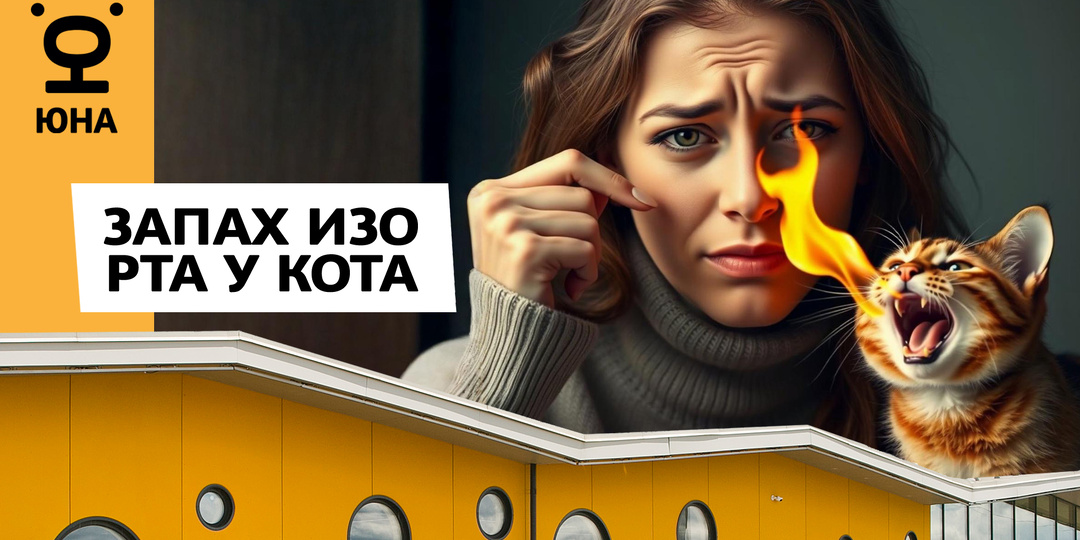 Запах изо рта у кота