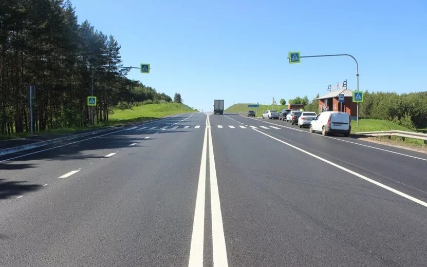    Ремонт участка дороги Ижевск – Сарапул завершили в Удмуртии