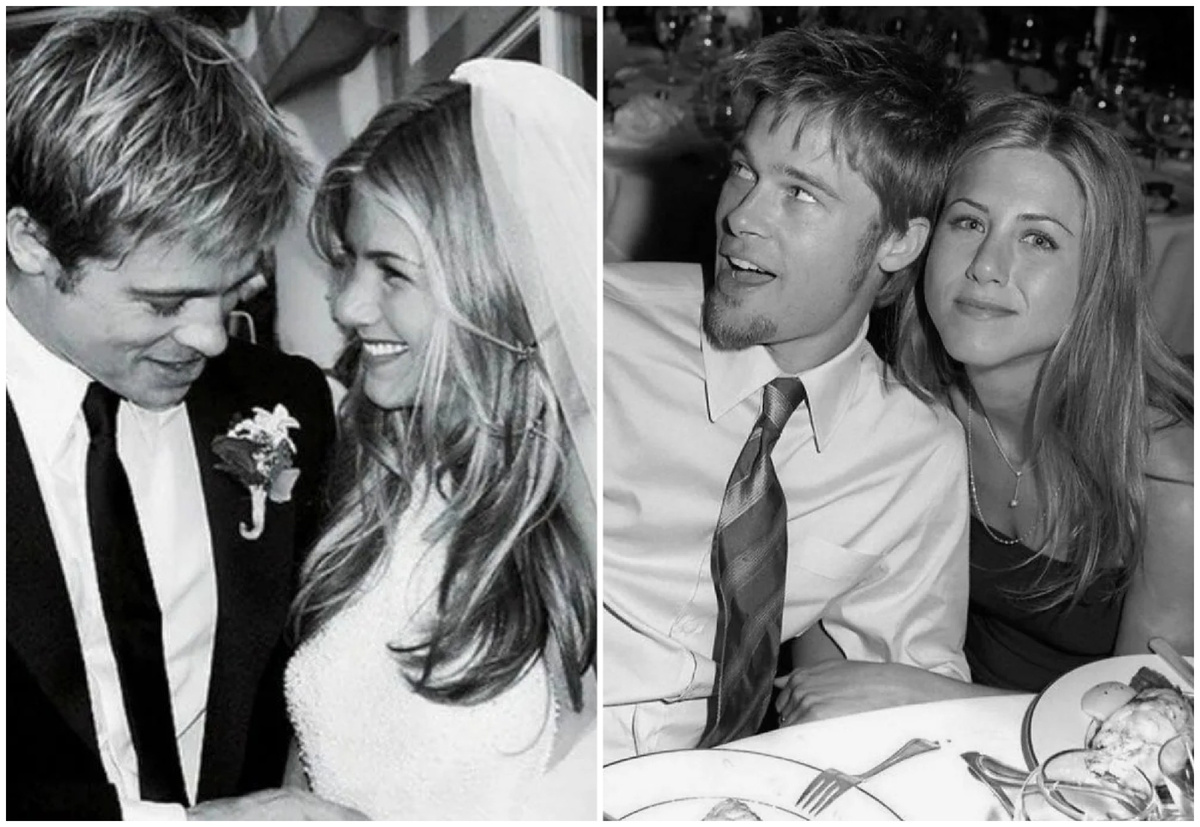 Бред Питт и Дженнифер Энистон