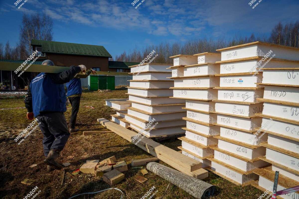 СИП-панели сделаны из экологичных компонентов