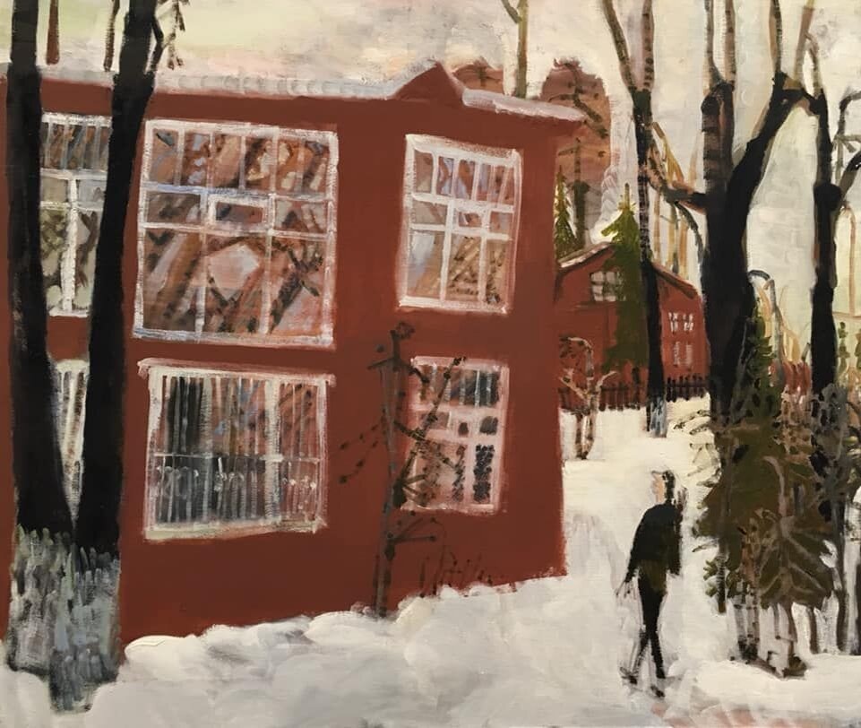 Такой знакомый, словно из детства городскойпейзаж