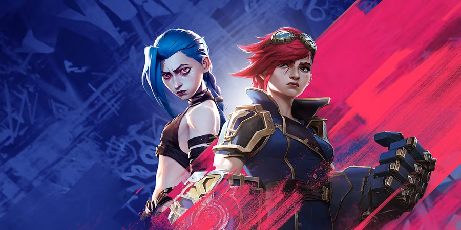 Джинкс и Вай в противостоянии дру с другом.