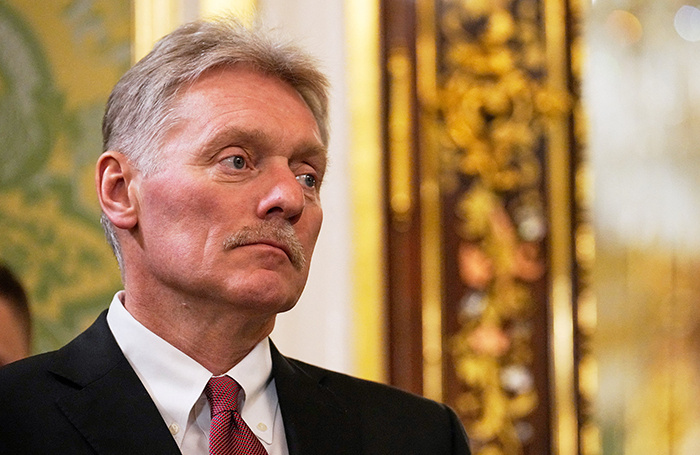    Пресс-секретарь президента РФ Дмитрий Песков.Alexander Zemlianichenko/Reuters