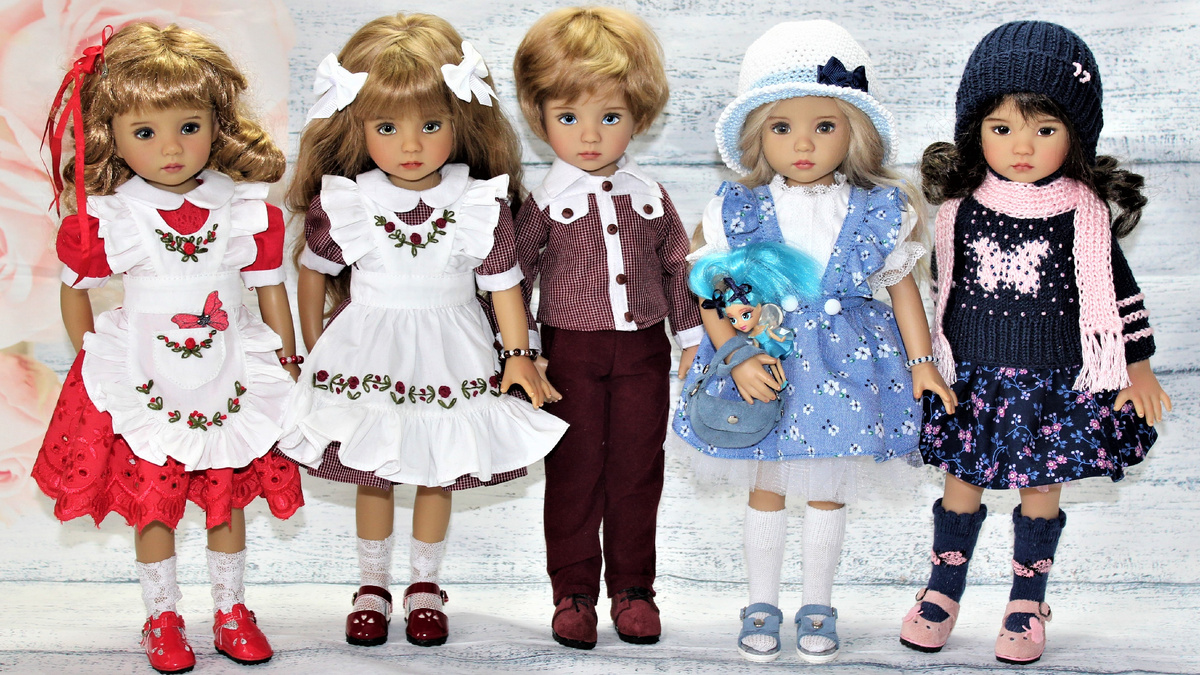 Часть моей коллекции кукол