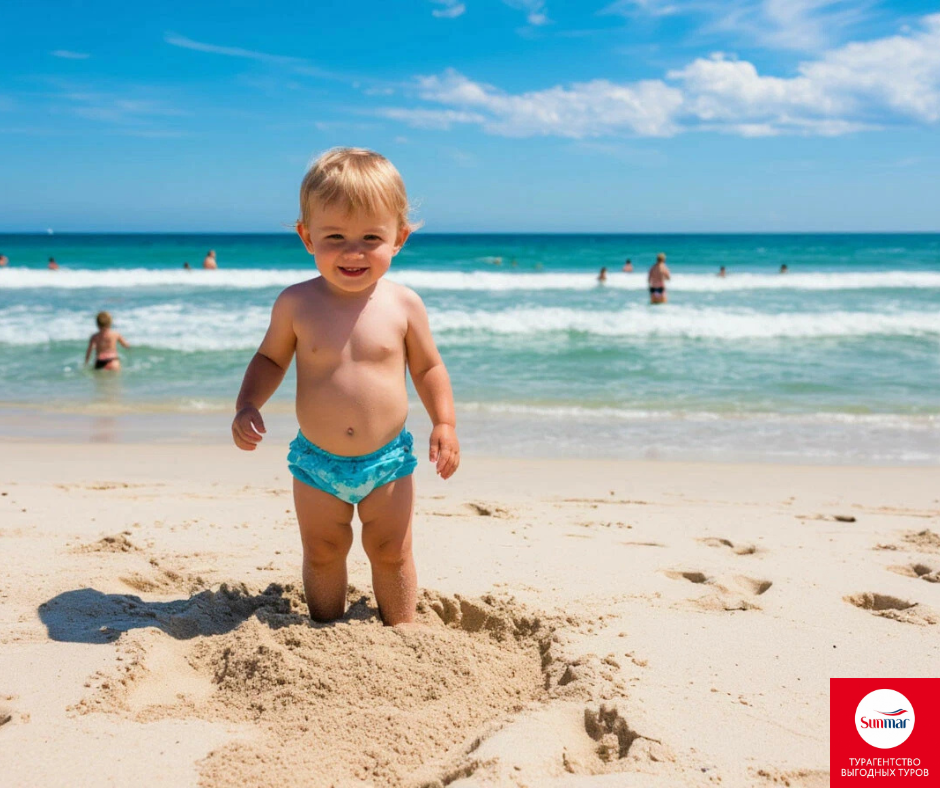 Памятка для отдыхающих: как вести себя на пляже и в воде. Картинка создана при помощи ИИ.