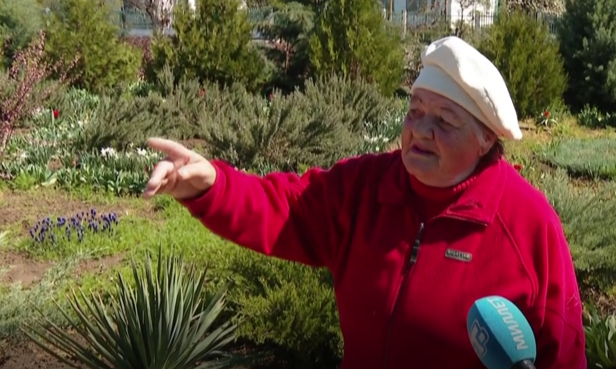 Жительница села Краснофлотское Советского района Крыма Любовь Фоминична Яр