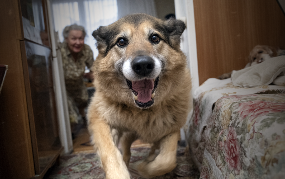 Из-за чего собака вдруг начинает носиться по дому как безумная  / Изображение: AlphaPet