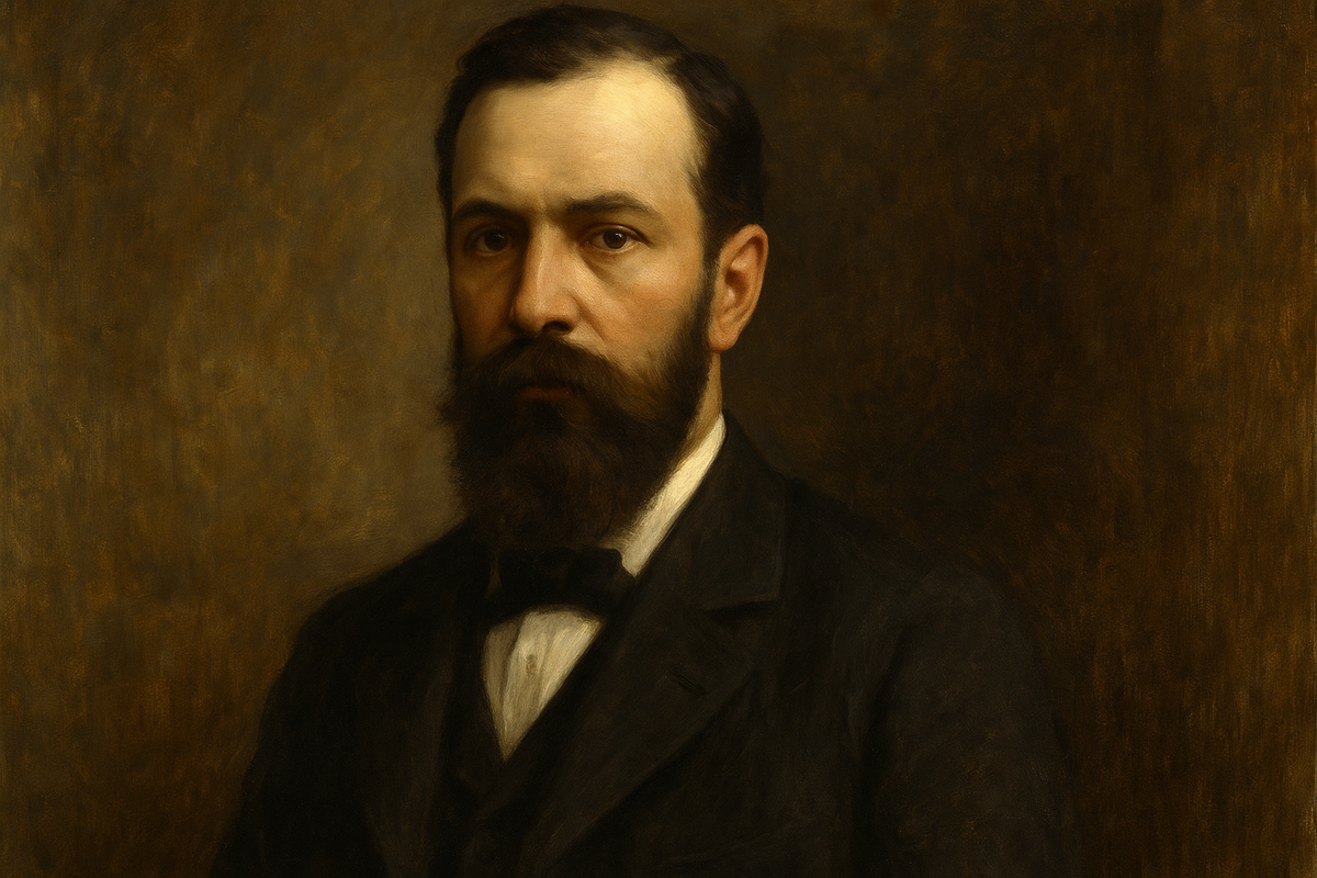 Подлинного портрета Павла Шпейера мы не нашли. Это стилизованный образ, основанный на описаниях эпохи и его предполагаемой внешности.