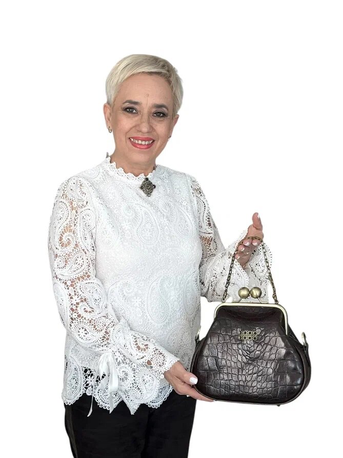 Кожаная сумка "Рета-05". Ателье Ирины Берзиной.