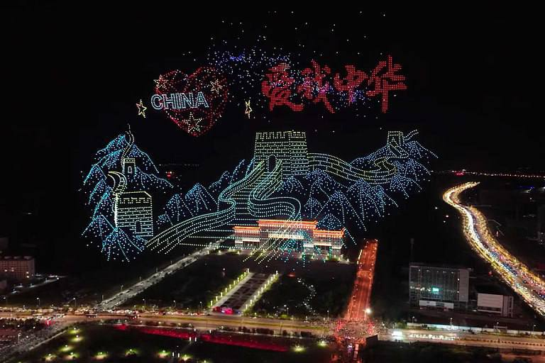 Если такое управление БПЛА было представлено несколько лет назад на обычном празднике - страшно представить уровень военных технологий Китая