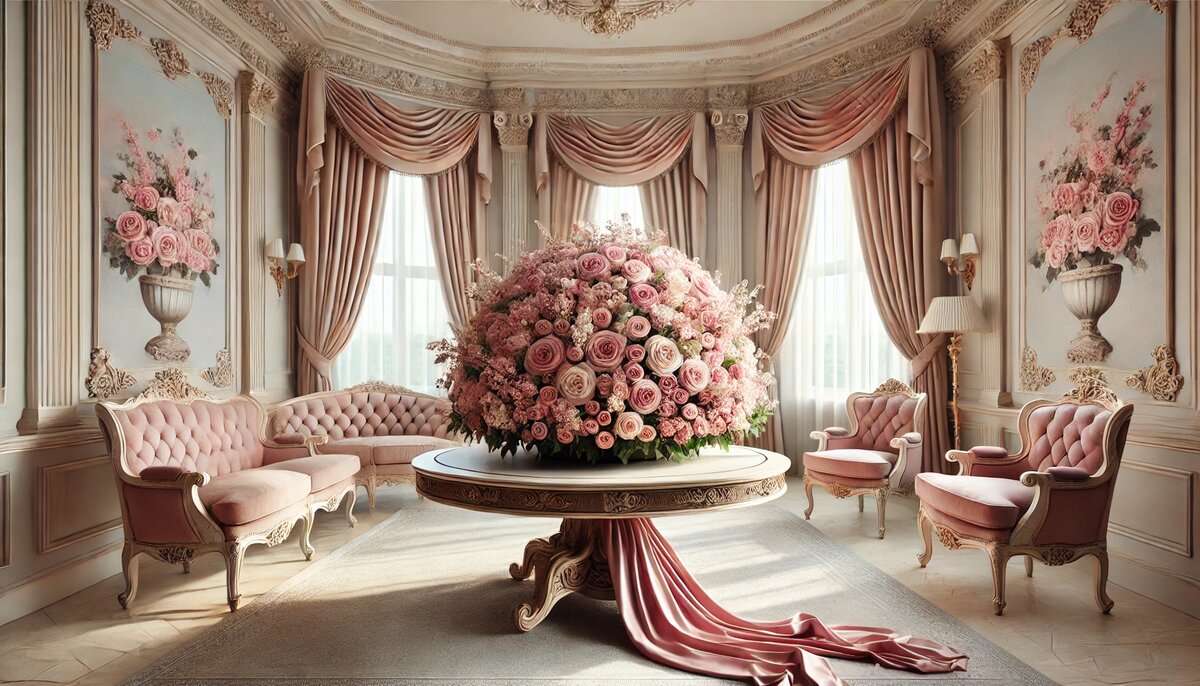 букет роз в светлой комнате