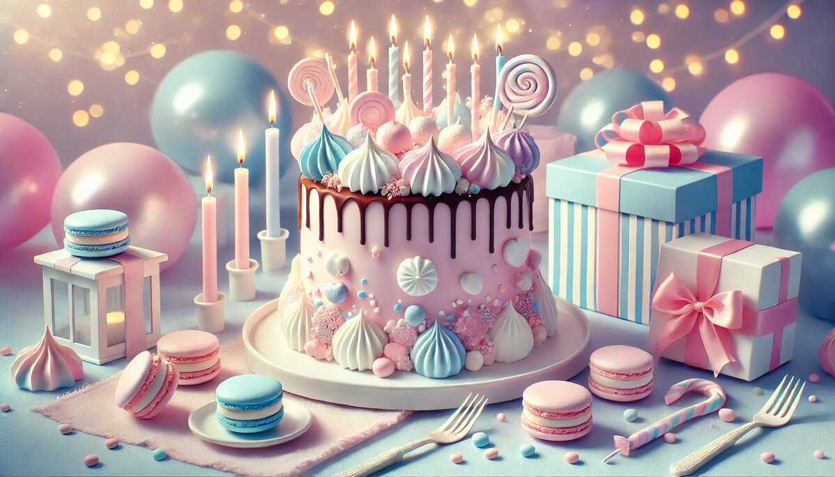 торт с макаронами