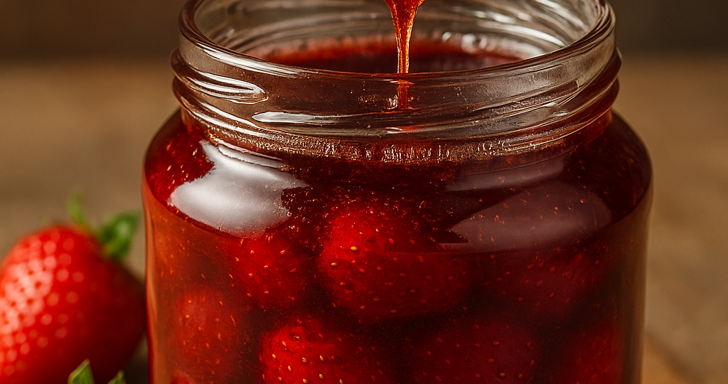 Клубничное ВАРЕНЬЕ с цельными ягодами — густое, ароматное и без пены! Готовится легко и просто! Идеально НА ЗИМУ!