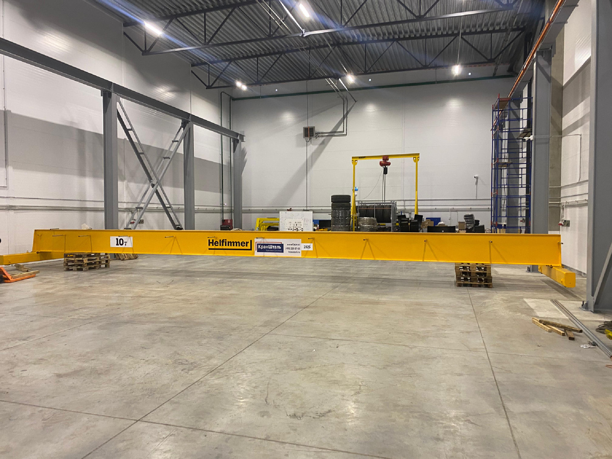 Сборка Мостового крана тип КМО 10,0-15,7-6,0-380В-У3 ИСО 4301/1