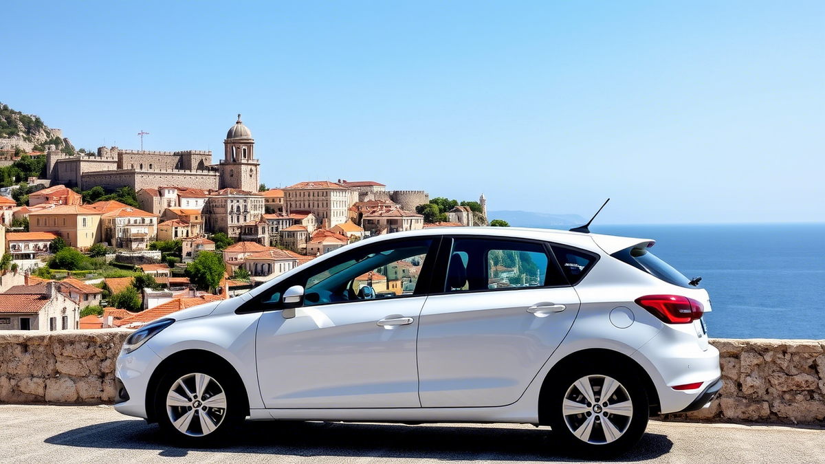 Арендованный автомобиль в Дубровнике