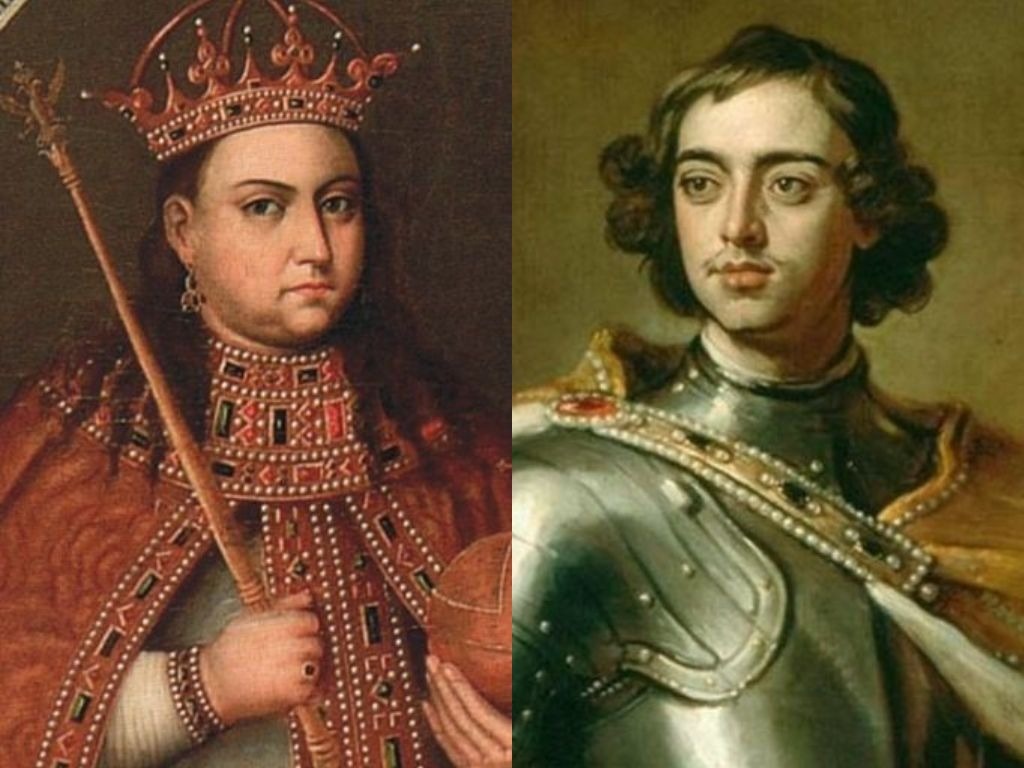 Царевна Софья и царь Петр