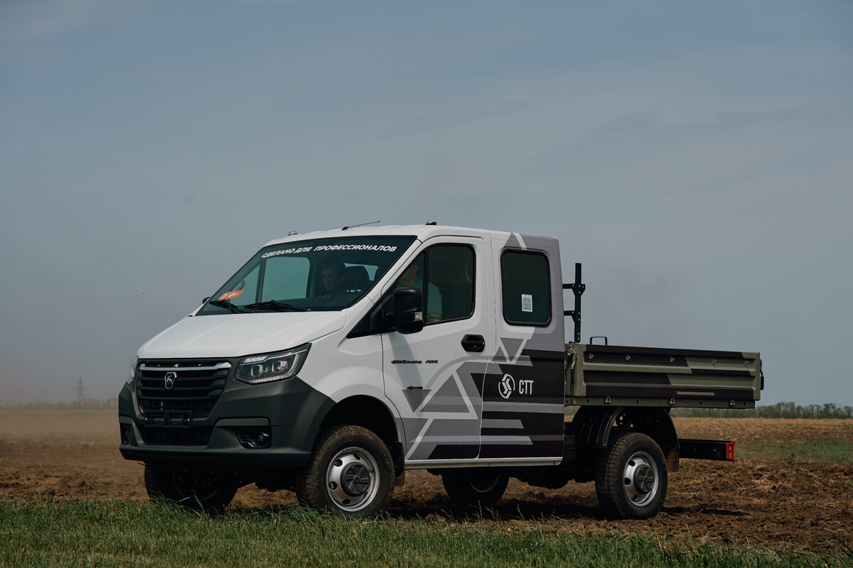 Грузопассажирский вариант «Газель NN 4х4» с бортовой платформой