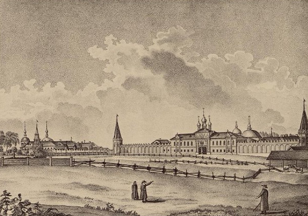 Село Преображенское. Рисунок 18 в.