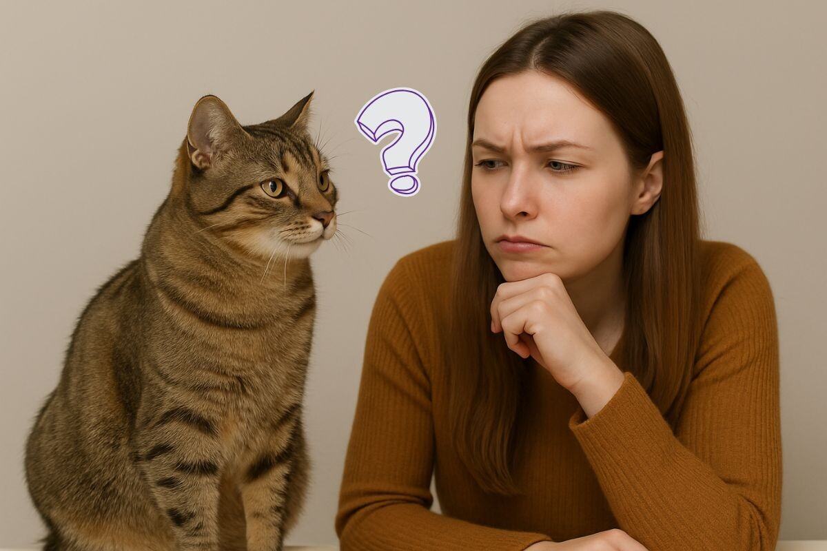 Хозяйка с котом