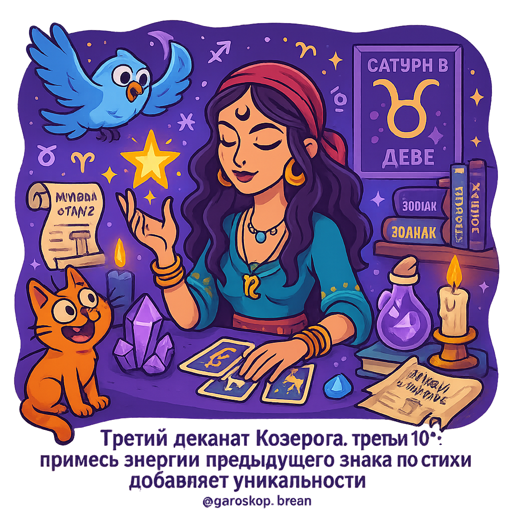    Третий деканат Козерога как неординарный путь к успеху через переплетение интеллекта с практичностью Мария