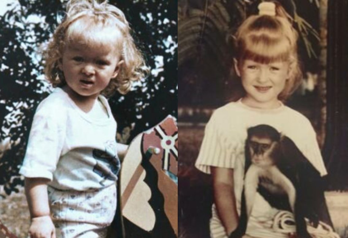 Екатерина Копанова в детстве