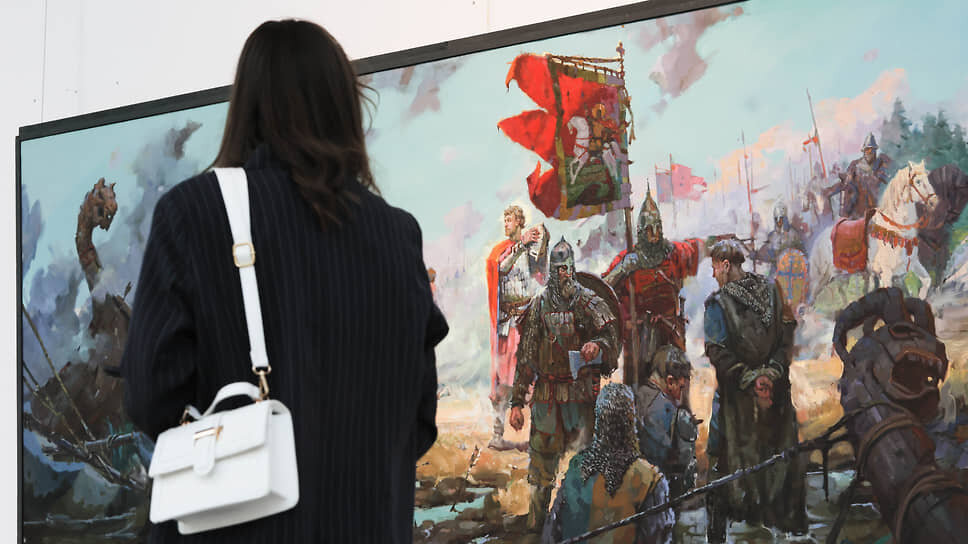 Открытие выставки "Российский фестиваль искусств" в Международном центре искусств "Главный проспект" в Екатеринбурге.📷Фото: Марина Молдавская / Коммерсантъ