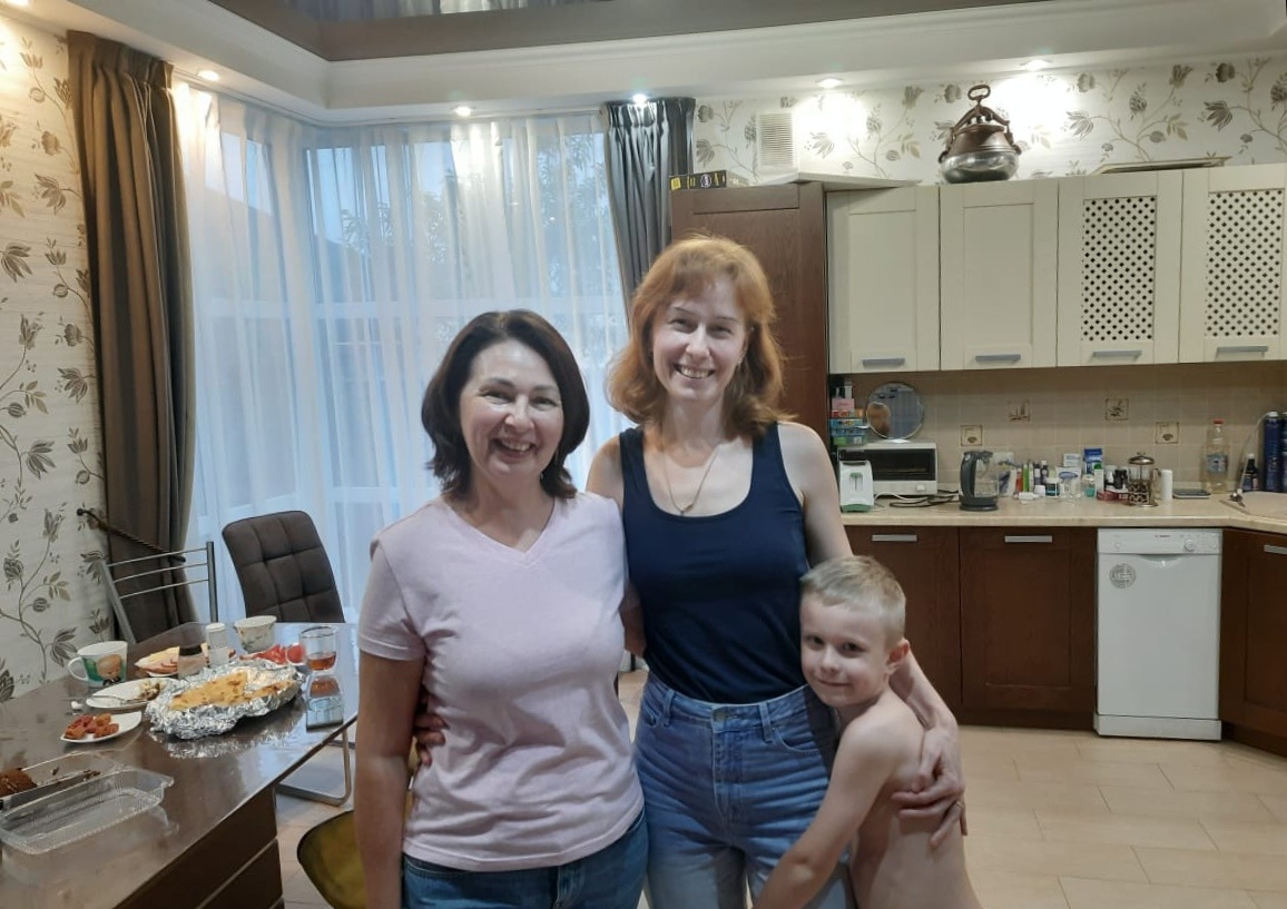 Со Светланой. 