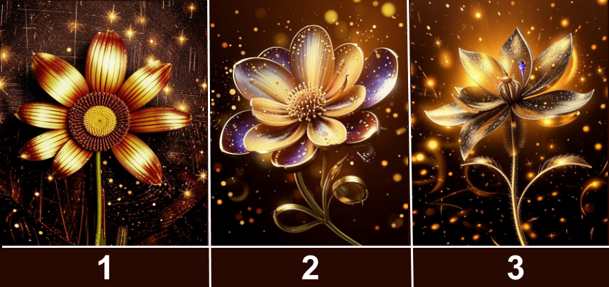 Выберите цветок