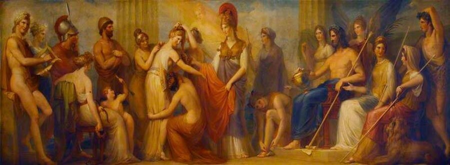 Генри Говард. Пандора, одаренная богами, 1834