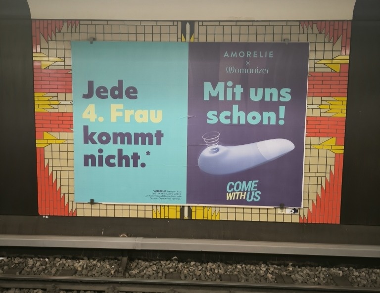 "Каждая четвертая женщина не приходит* С нами - запросто!" 