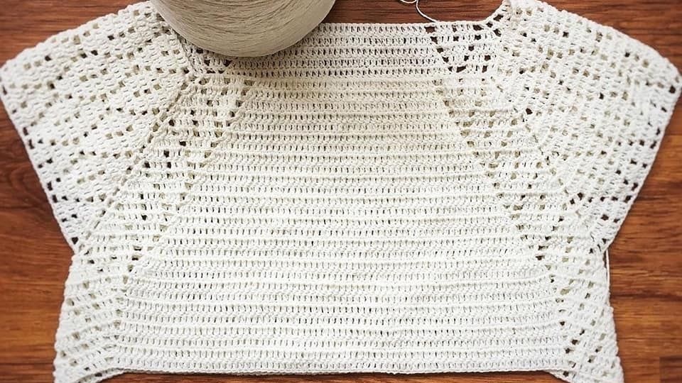 Вязание реглана крючком: как связать росток