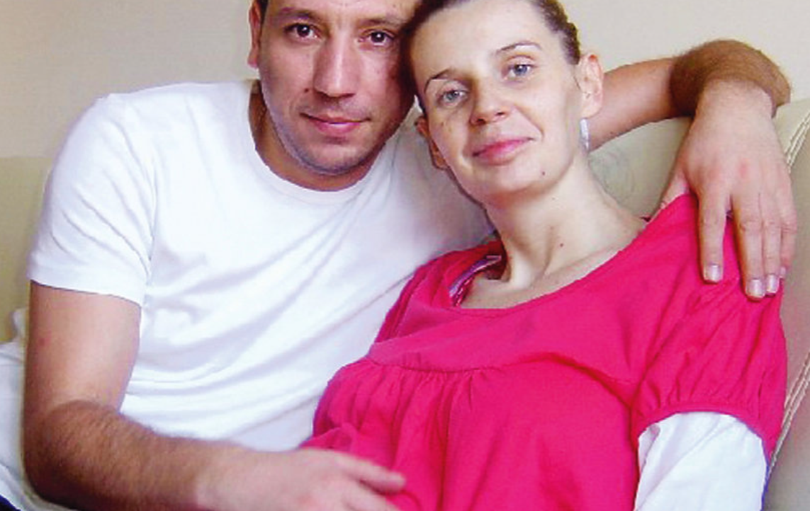 Агата Мруз-Ольшевская с супругом. Фото: открытые источники