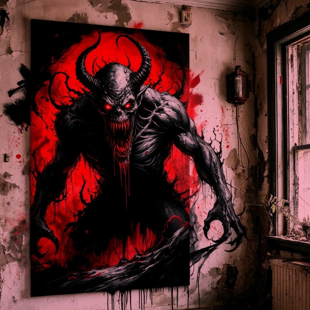  ... я услышал какой-то шум в фойе, где висела картина.