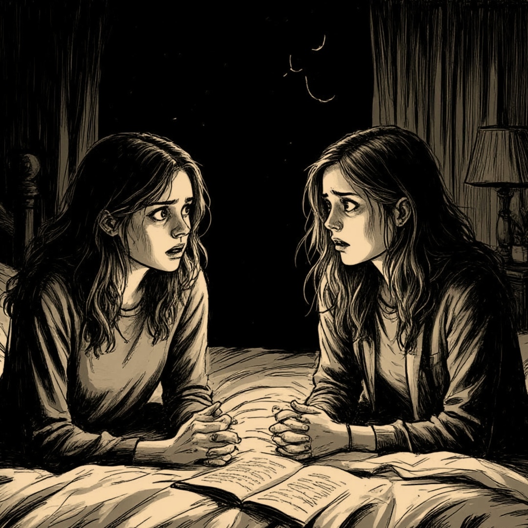 Во время одного из визитов я делила свободную спальню со своей кузиной.