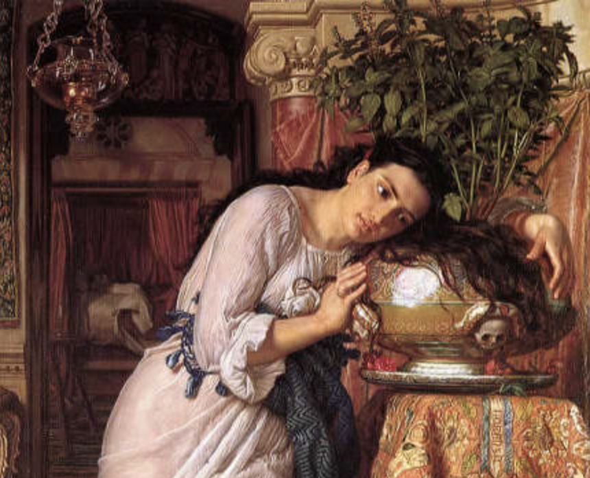 “Изабелла и горшок с базиликом”, Уильям Холман Хант, 1867