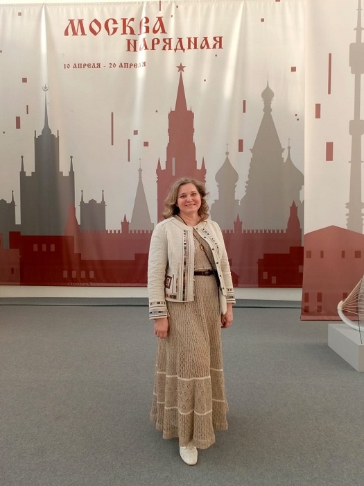 Жакет, сшитый  руками И.Курбаковой.