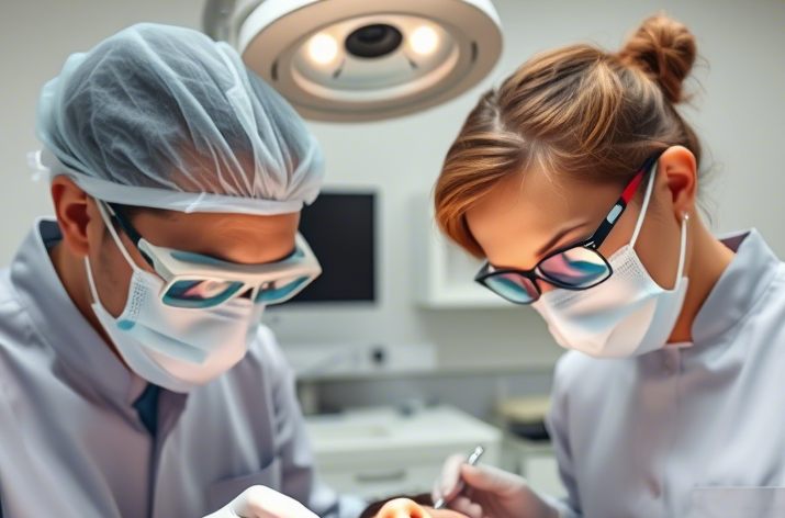 Работа стоматолога