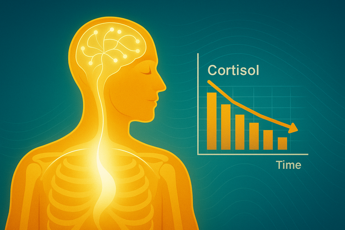 Снижение уровня кортизола при занятиях Цигун
