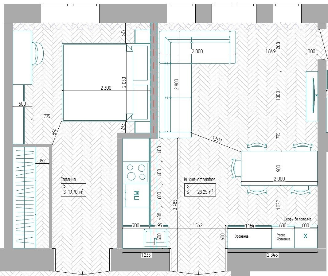 Часть планировочного решения