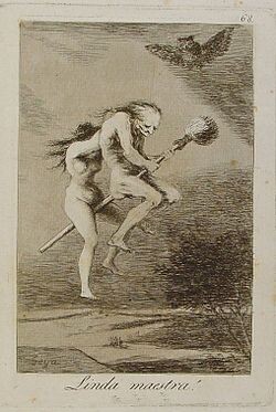 «Вот так наставница» Франсиско Гойи, 1799 год.