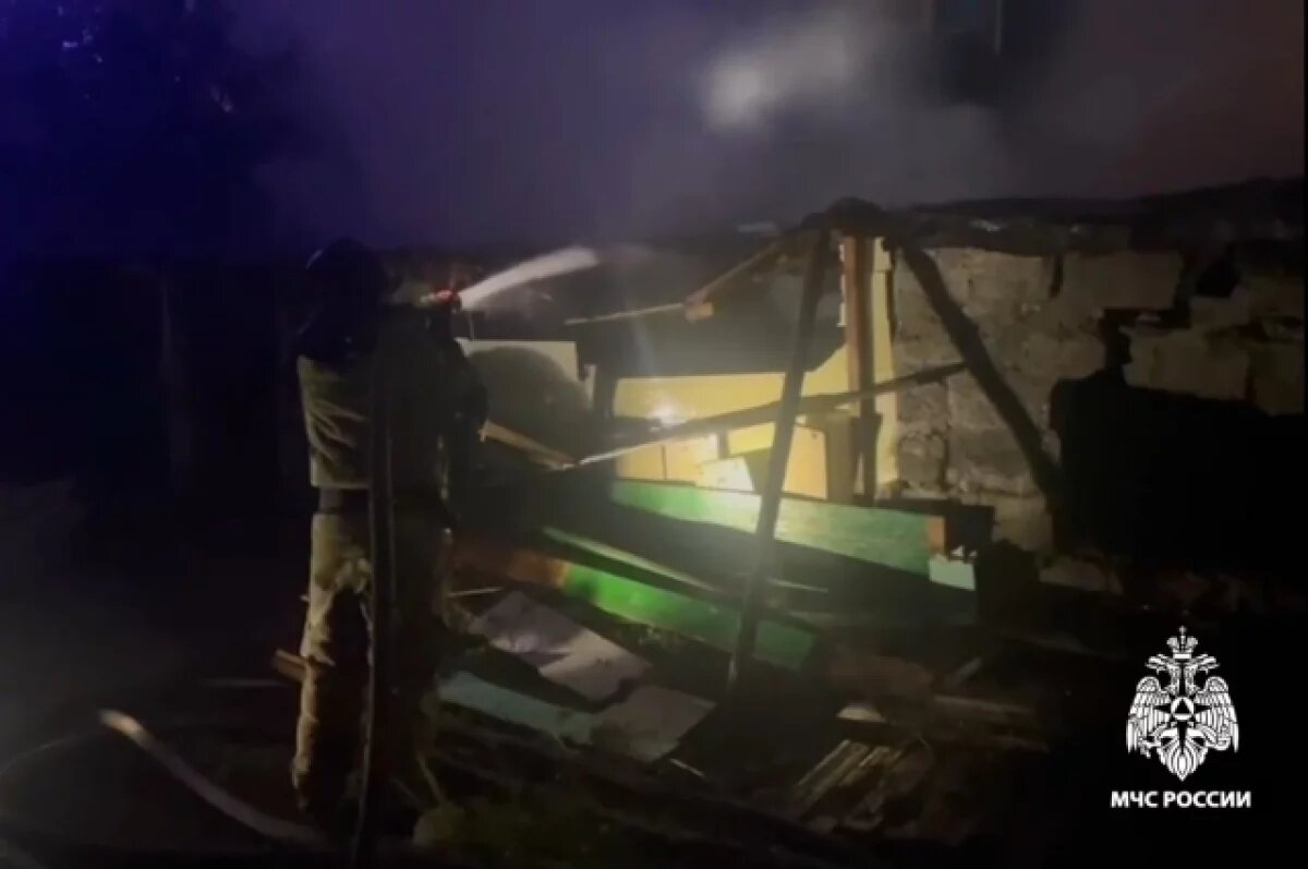    Пожар уничтожил частный дом во Владивостоке в районе «Дальпресс»