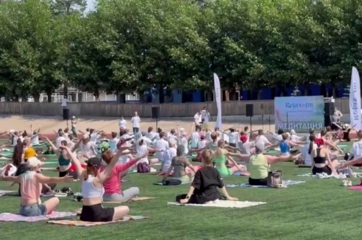    Большой йога-марафон пройдёт в Омске