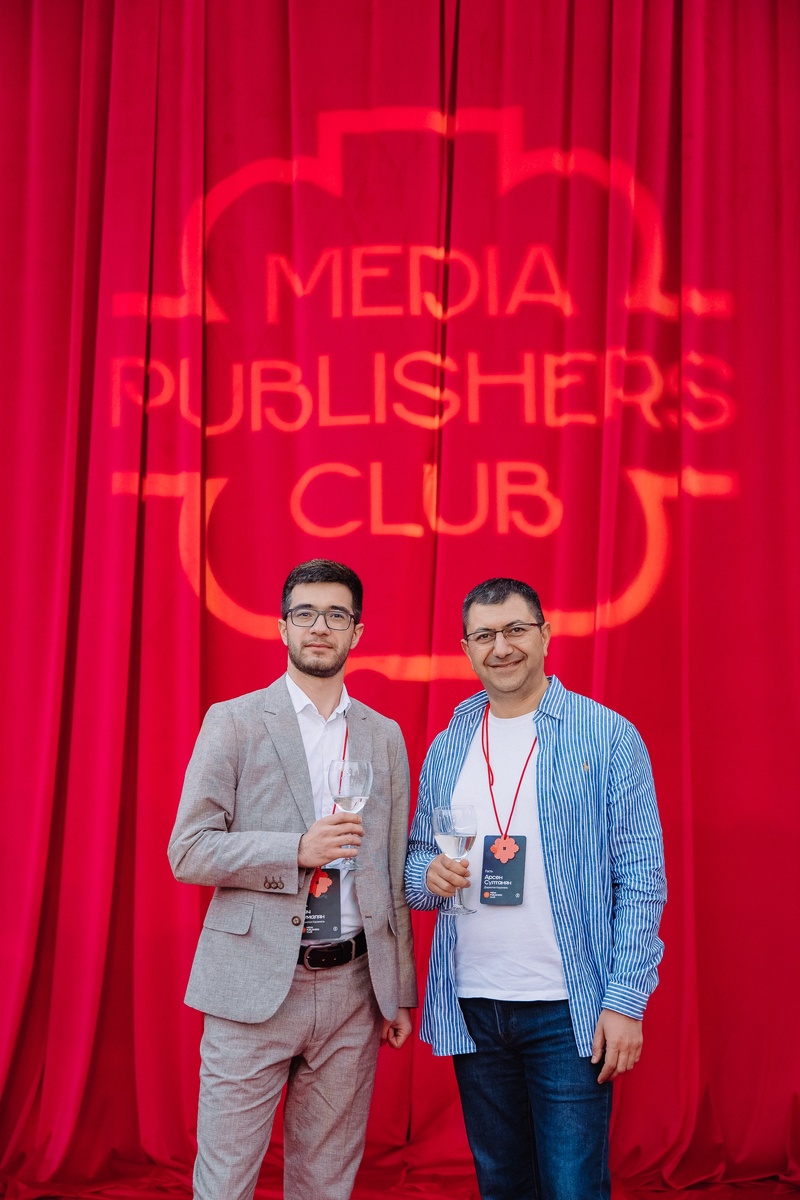 Рач Хумалян и Арсен Султанян на Yandex Media Publishers Club 2025