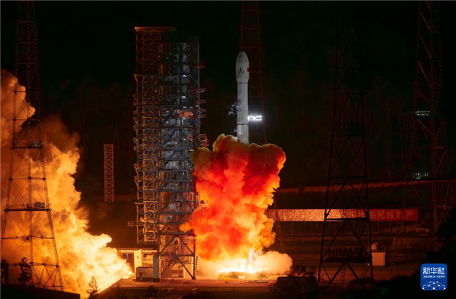 Момент запуска. Источник: Жэньминь Жибао. 