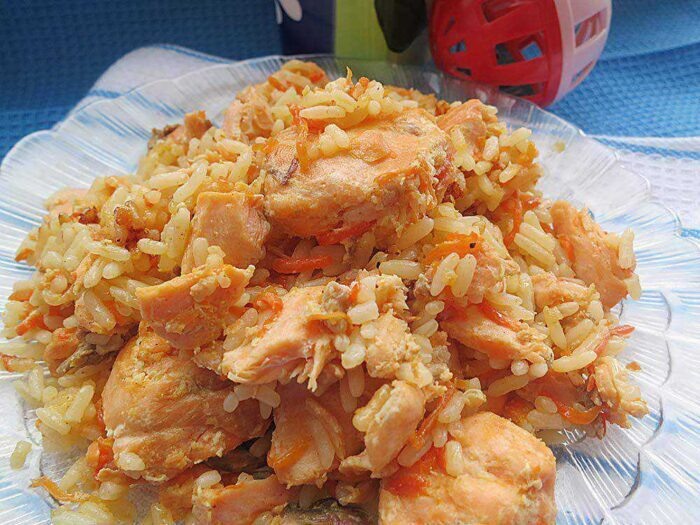 Вкуснейший плов с полезным ленком.