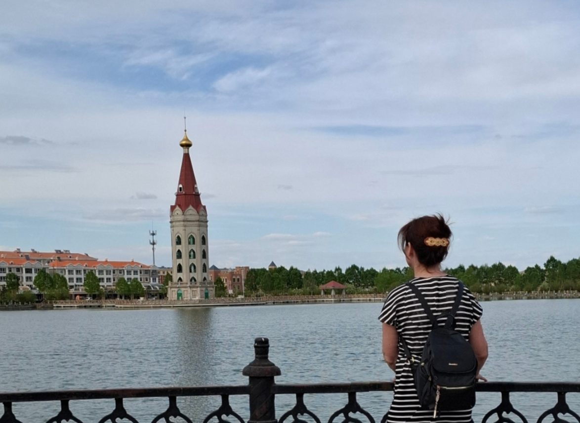 На озере в Маньчжурии.