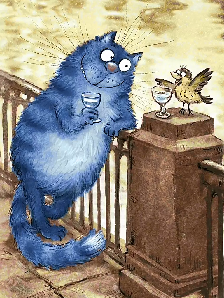 очаровательный котик Рины Зенюк